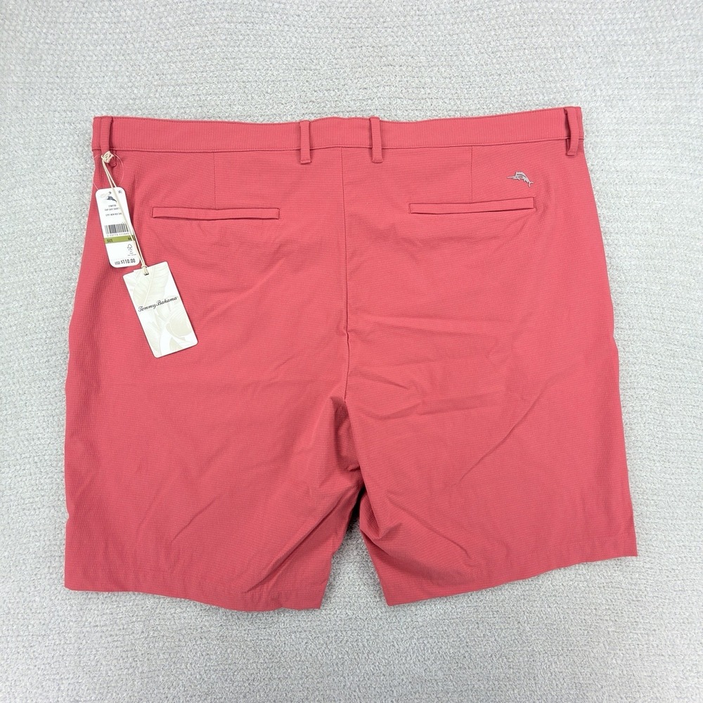 NWT Tommy Bahama Chip Shot Golf Shorts Mens 44 10" New Red Sail Stretch UPF - Picture 2 of 8